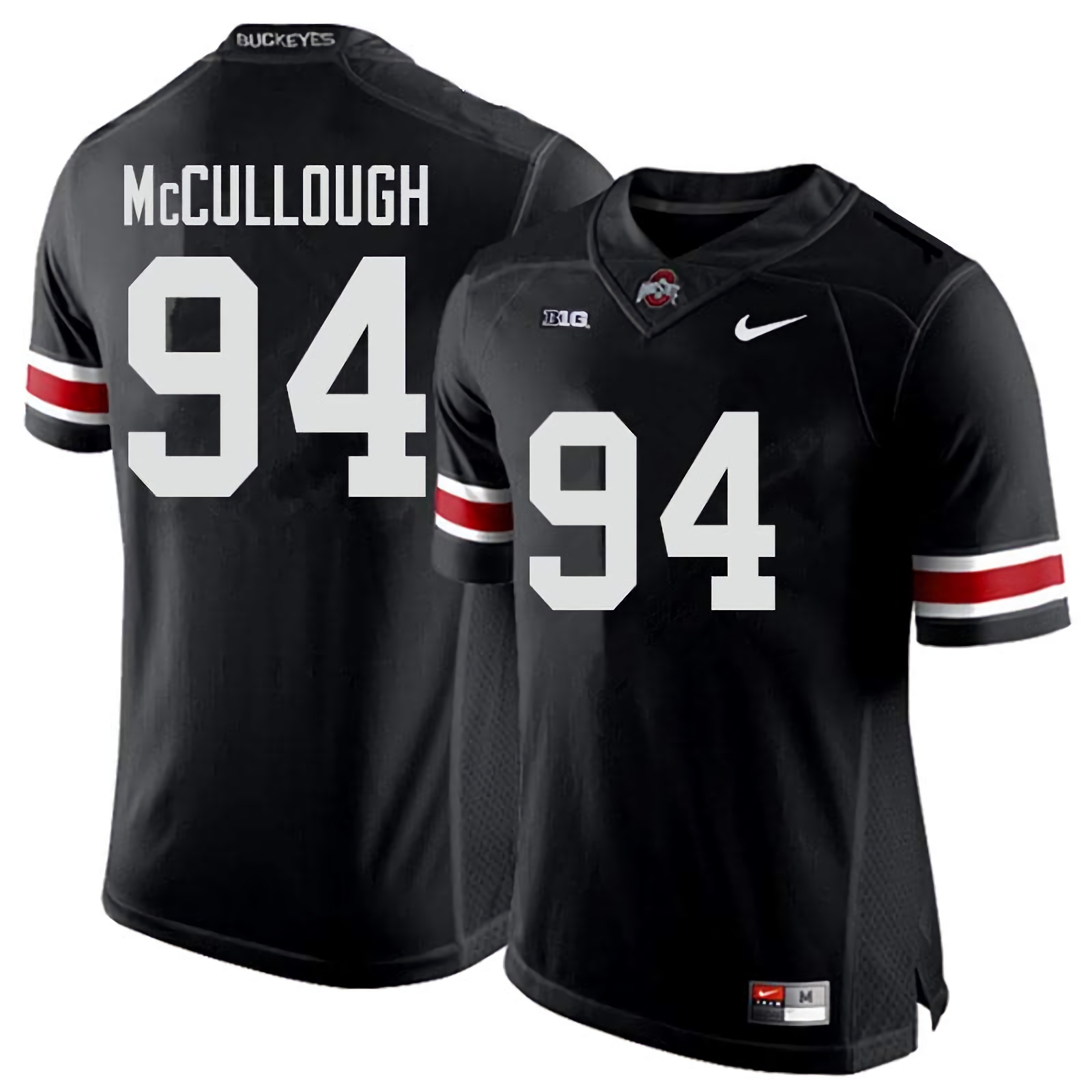 Roen McCullough Ohio State Buckeyes Men's NCAA #94 Nike Black College Stitched Football Jersey CSA8356PT